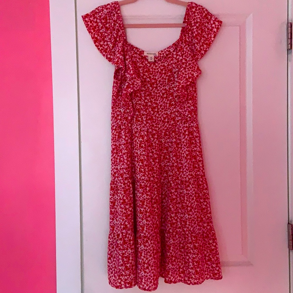 Red floral Summer Dress